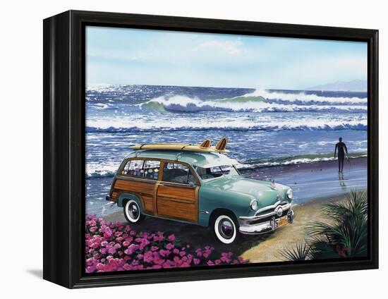 Surf City-Scott Westmoreland-Framed Stretched Canvas