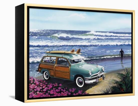 Surf City-Scott Westmoreland-Framed Stretched Canvas