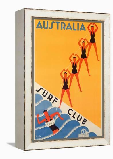 Surf Club Australia-null-Framed Premier Image Canvas