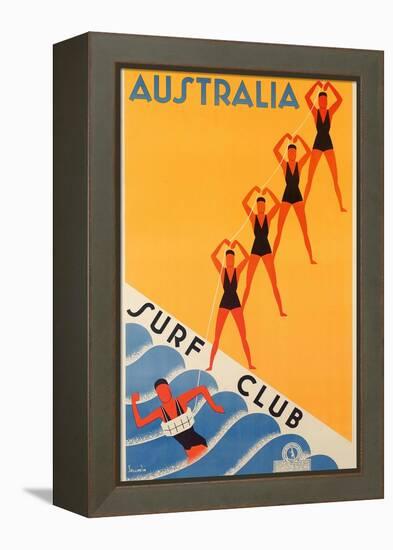 Surf Club Australia-null-Framed Premier Image Canvas