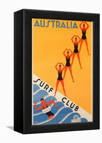 Surf Club Australia-null-Framed Premier Image Canvas