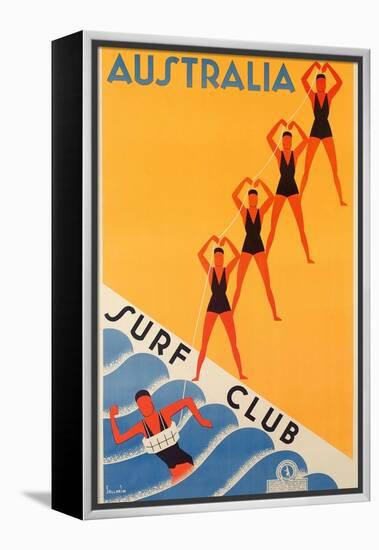 Surf Club Australia-null-Framed Premier Image Canvas