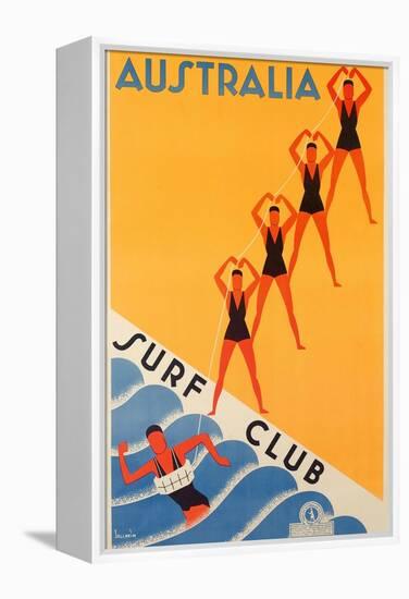 Surf Club Australia-null-Framed Premier Image Canvas