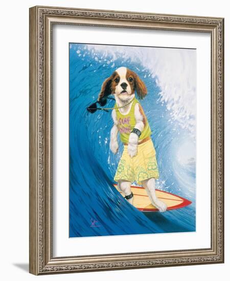 Surf Dawg-Scott Westmoreland-Framed Art Print