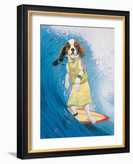 Surf Dawg-Scott Westmoreland-Framed Art Print