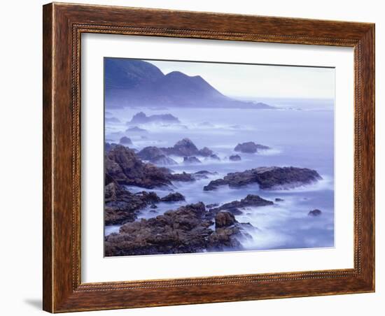 Surf & Foothills, Big Sur, California ‘95-Monte Nagler-Framed Photographic Print