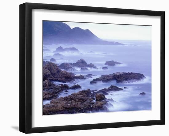 Surf & Foothills, Big Sur, California ‘95-Monte Nagler-Framed Photographic Print