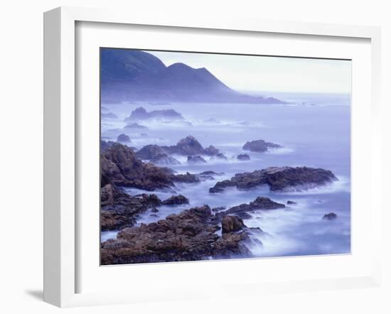 Surf & Foothills, Big Sur, California ‘95-Monte Nagler-Framed Photographic Print