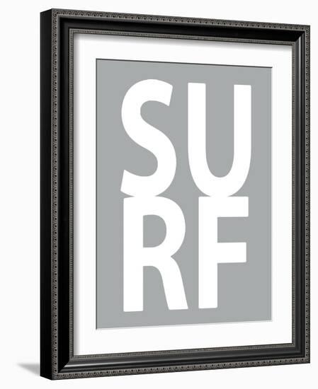 Surf Gray-Jamie MacDowell-Framed Art Print