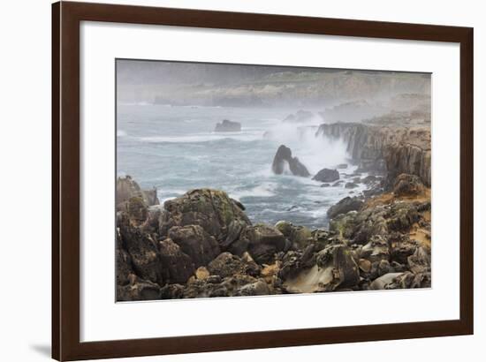 Surf in the Salt Point State Park, Sonoma Coast, California, Usa-Rainer Mirau-Framed Photographic Print