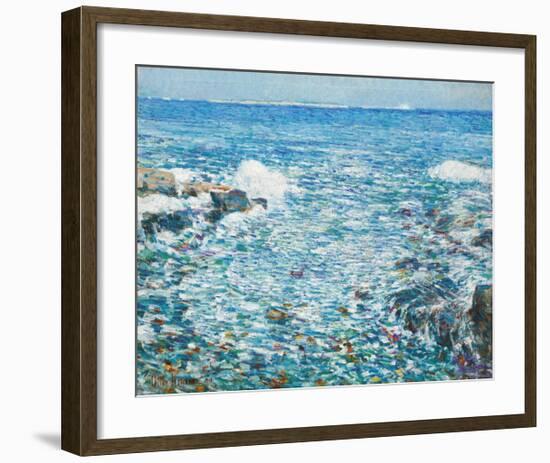 Surf, Isles of Shoals, 1913-Frederick Childe Hassam-Framed Premium Giclee Print