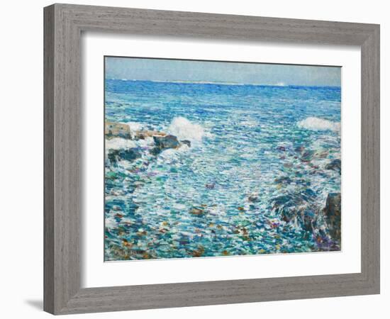 Surf, Isles of Shoals, 1913-Childe Hassam-Framed Giclee Print