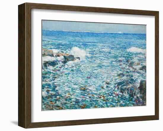 Surf, Isles of Shoals, 1913-Childe Hassam-Framed Giclee Print