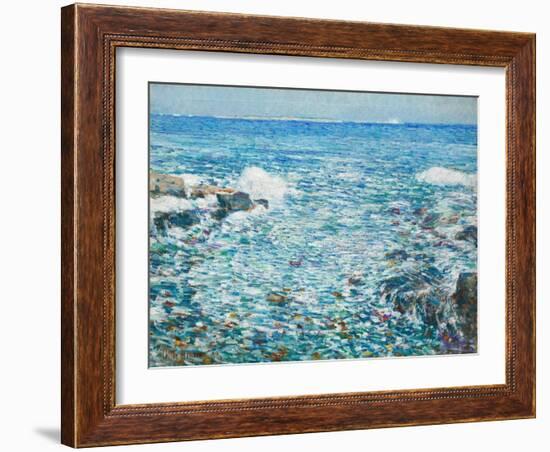 Surf, Isles of Shoals, 1913-Childe Hassam-Framed Giclee Print