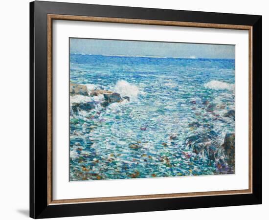 Surf, Isles of Shoals, 1913-Childe Hassam-Framed Giclee Print