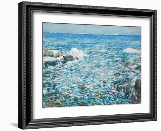 Surf, Isles of Shoals, 1913-Childe Hassam-Framed Giclee Print