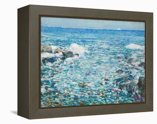 Surf, Isles of Shoals, 1913-Childe Hassam-Framed Premier Image Canvas