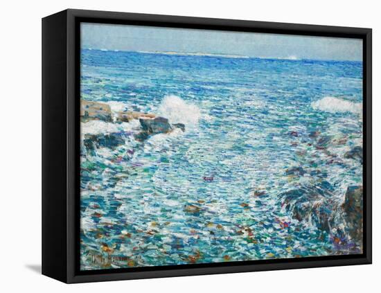 Surf, Isles of Shoals, 1913-Childe Hassam-Framed Premier Image Canvas