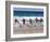 Surf Lifesavers Sprint for Water During a Rescue Board Race at Cronulla Beach, Sydney, Australia-Andrew Watson-Framed Photographic Print