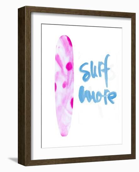 Surf More-Susan Bryant-Framed Art Print