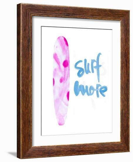 Surf More-Susan Bryant-Framed Art Print