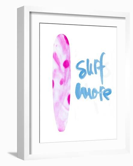 Surf More-Susan Bryant-Framed Art Print