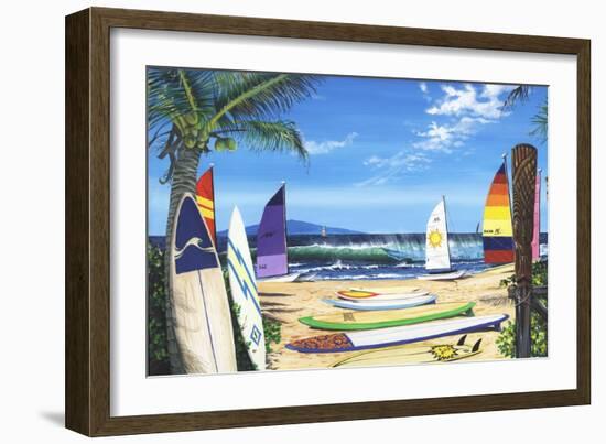 Surf N Sail-Scott Westmoreland-Framed Art Print