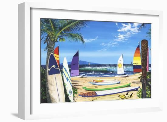 Surf N Sail-Scott Westmoreland-Framed Art Print