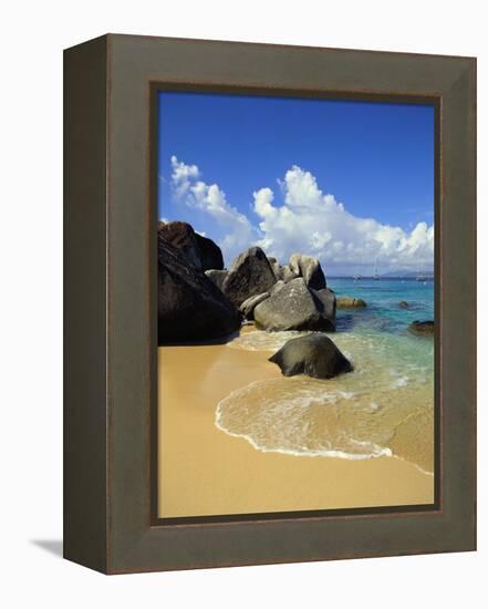 Surf on Beach-Bill Ross-Framed Premier Image Canvas