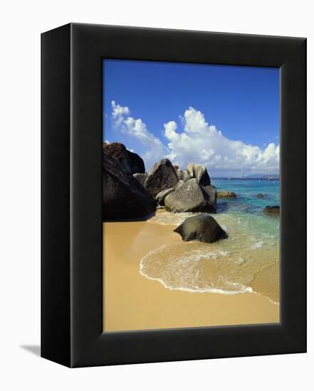 Surf on Beach-Bill Ross-Framed Premier Image Canvas