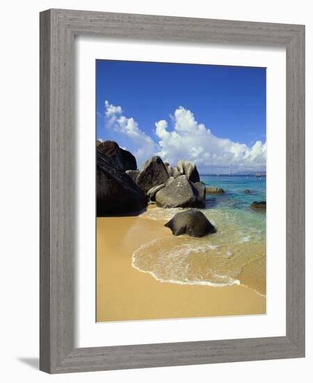 Surf on Beach-Bill Ross-Framed Photographic Print