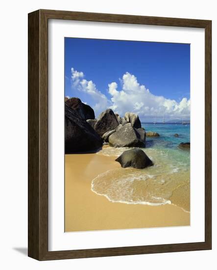 Surf on Beach-Bill Ross-Framed Photographic Print