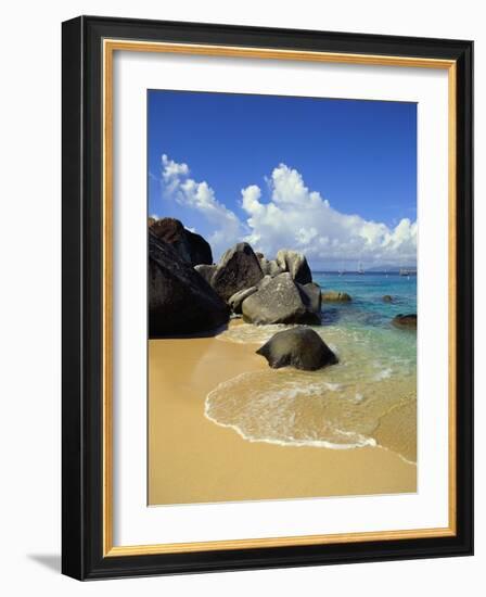 Surf on Beach-Bill Ross-Framed Photographic Print