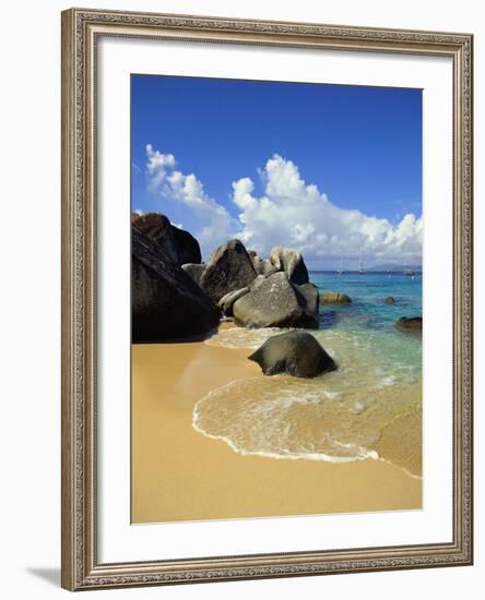 Surf on Beach-Bill Ross-Framed Photographic Print