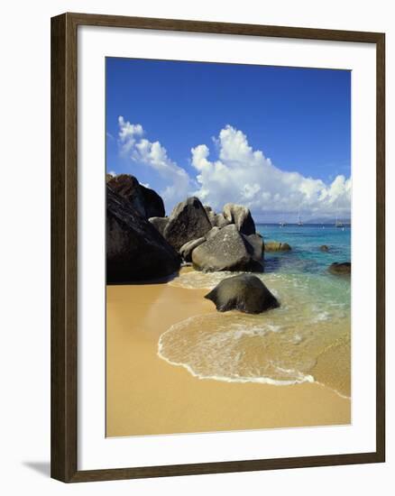 Surf on Beach-Bill Ross-Framed Photographic Print