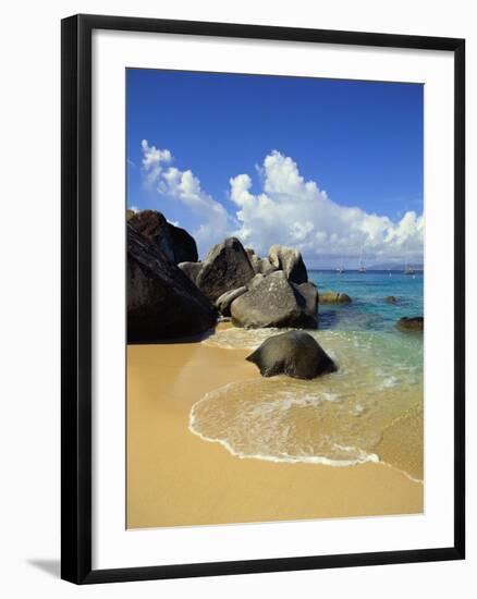 Surf on Beach-Bill Ross-Framed Photographic Print