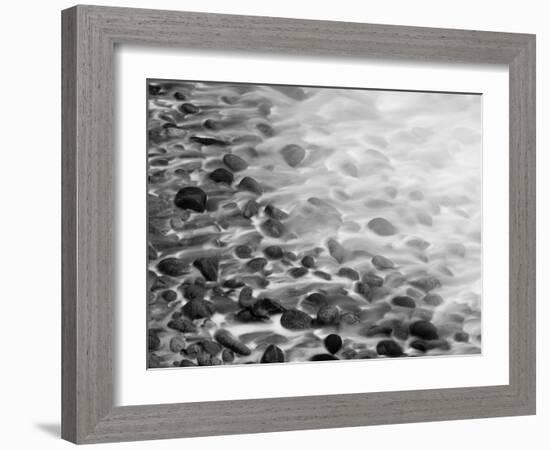 Surf on Stone Beach, Point Lobos State Reserve, California, Usa-Paul Colangelo-Framed Photographic Print