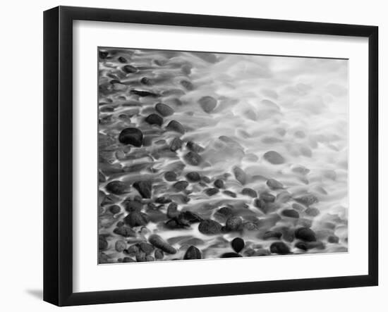 Surf on Stone Beach, Point Lobos State Reserve, California, Usa-Paul Colangelo-Framed Photographic Print