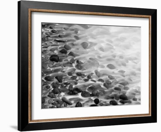 Surf on Stone Beach, Point Lobos State Reserve, California, Usa-Paul Colangelo-Framed Photographic Print