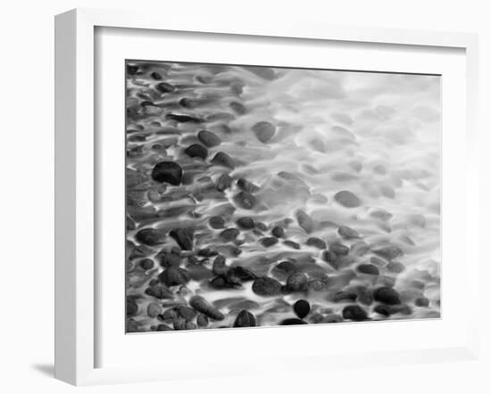 Surf on Stone Beach, Point Lobos State Reserve, California, Usa-Paul Colangelo-Framed Photographic Print