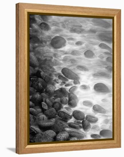 Surf on Stone Beach, Point Lobos State Reserve, California, Usa-Paul Colangelo-Framed Premier Image Canvas