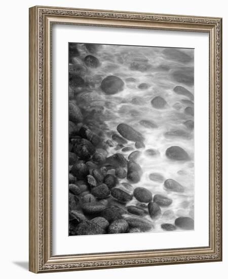 Surf on Stone Beach, Point Lobos State Reserve, California, Usa-Paul Colangelo-Framed Photographic Print