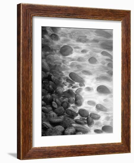 Surf on Stone Beach, Point Lobos State Reserve, California, Usa-Paul Colangelo-Framed Photographic Print