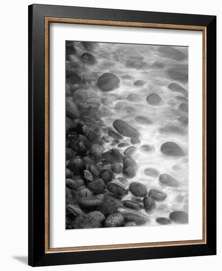 Surf on Stone Beach, Point Lobos State Reserve, California, Usa-Paul Colangelo-Framed Photographic Print