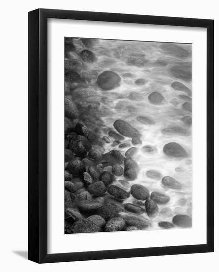 Surf on Stone Beach, Point Lobos State Reserve, California, Usa-Paul Colangelo-Framed Photographic Print