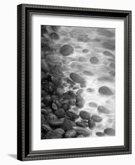 Surf on Stone Beach, Point Lobos State Reserve, California, Usa-Paul Colangelo-Framed Photographic Print