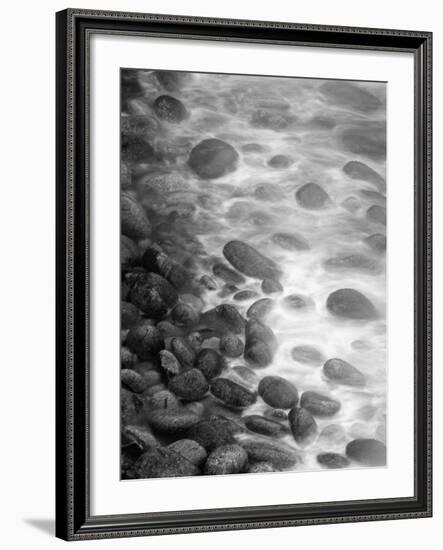 Surf on Stone Beach, Point Lobos State Reserve, California, Usa-Paul Colangelo-Framed Photographic Print