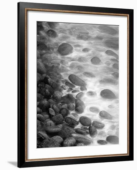 Surf on Stone Beach, Point Lobos State Reserve, California, Usa-Paul Colangelo-Framed Photographic Print