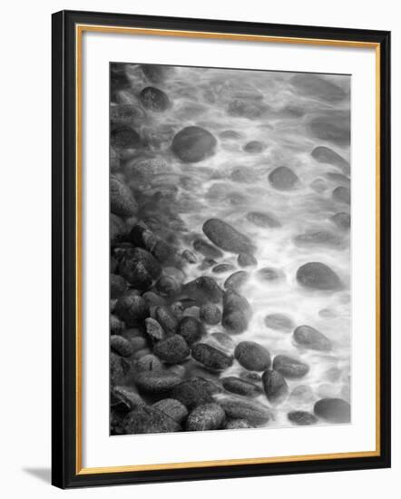 Surf on Stone Beach, Point Lobos State Reserve, California, Usa-Paul Colangelo-Framed Photographic Print