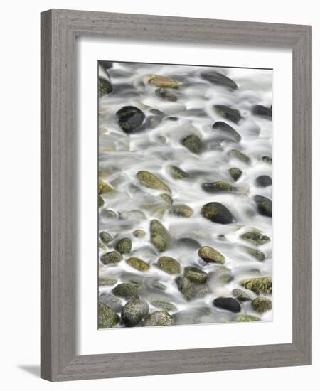 Surf on Stone Beach, Point Lobos State Reserve, California, Usa-Paul Colangelo-Framed Photographic Print